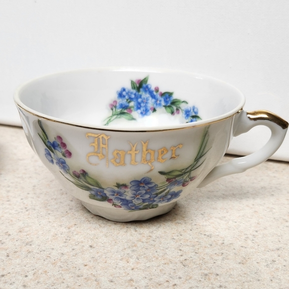 Norcrest Father Tea Cup and Saucer - Picture 2 of 10